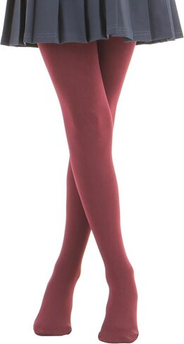 Girls Colorful Fleece Lined Tights Kids Warm Thermal Tights in Kuwait