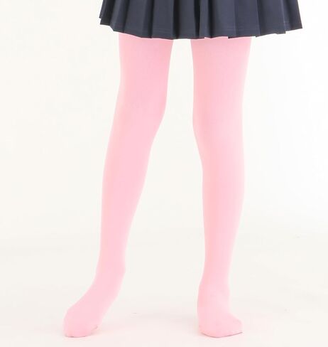 Girls Colorful Fleece Lined Tights Kids Warm Thermal Tights in Kuwait