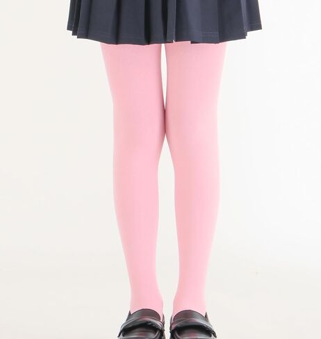 Girls Colorful Fleece Lined Tights Kids Warm Thermal Tights in Kuwait