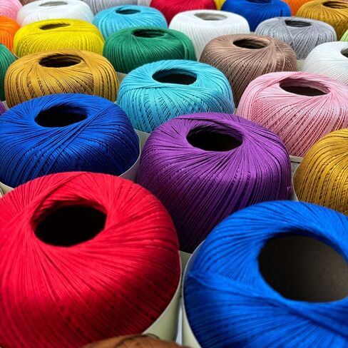 S Sensy Classic Size 10-Mercerized Giza Cotton #0 Lace Yarn White 618 Yards in Saudi Arabia
