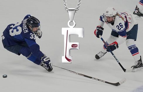 Stainless Steel Hockey Letters Necklace Teammates Graduation Season Team Player Pendant with Chain in Kuwait
