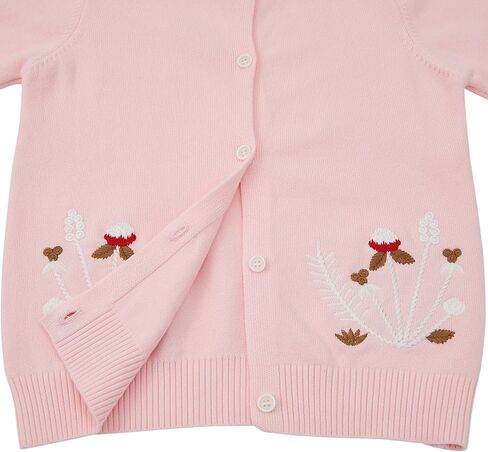 Girls' Cardigan Toddler Long Sleeve Sweater School Uniforms Sweater Button Up Knit Jacket Outwear in Saudi Arabia