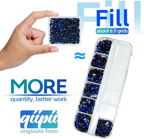 Aquamarine AB Resin Rhinestones for Crafting 3mm 4mm 5mm Lake Blue AB Flatback Jelly Rhinestones Bulk SS10 SS16 SS20 Non-Hotfix Water Blue Stones Diamonds for Nails Face Makeup Tumblers Crafts in Kuwait