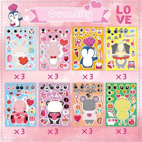 24 PCS Halloween Make-a-face Stickers Halloween Characters Stickers for Kids Make Your Own Halloween Stickers Halloween Crafts Halloween Party Favors Stickers Trick or Treat Party Game Activities in Kuwait
