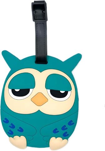 Luggage Tag Cute Funny Silicone ID Luggage Tags for Suitcases Bag Travel Accessories Perfect for Teens Adults in Kuwait