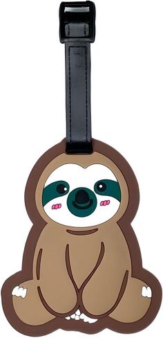 Luggage Tag Cute Funny Silicone ID Luggage Tags for Suitcases Bag Travel Accessories Perfect for Teens Adults in Kuwait