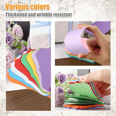 100PCS Blank Index Cards, 10 Colors Flash Cards Index Note Cards Bulk for DIY Gift Office Game Cards School Learning 3.6" x 2.4" in Saudi Arabia
