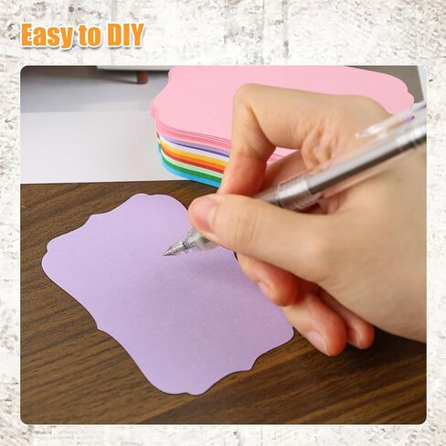 100PCS Blank Index Cards, 10 Colors Flash Cards Index Note Cards Bulk for DIY Gift Office Game Cards School Learning 3.6" x 2.4" in Saudi Arabia