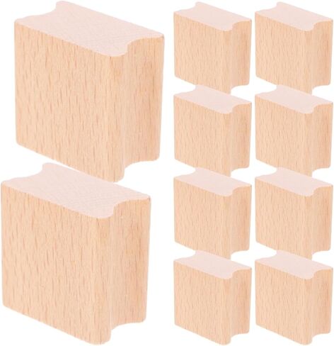 10pcs Beech Wood Seal Carving Square Wood Seal Self Making Stamper DIY Craft Tool Stamps for Making DIY Wooden Stamp Decorative Seal Cards Making Stamp Handbook Stamp Seal in Saudi Arabia
