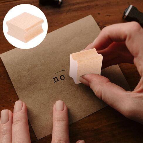 10pcs Beech Wood Seal Carving Square Wood Seal Self Making Stamper DIY Craft Tool Stamps for Making DIY Wooden Stamp Decorative Seal Cards Making Stamp Handbook Stamp Seal in Saudi Arabia