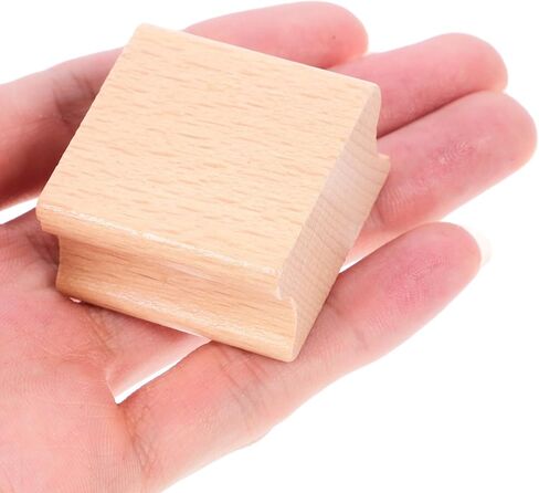 10pcs Beech Wood Seal Carving Square Wood Seal Self Making Stamper DIY Craft Tool Stamps for Making DIY Wooden Stamp Decorative Seal Cards Making Stamp Handbook Stamp Seal in Saudi Arabia