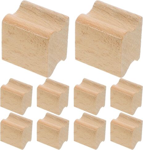 10pcs Beech Wood Seal Carving Square Wood Seal Self Making Stamper DIY Craft Tool Stamps for Making DIY Wooden Stamp Decorative Seal Cards Making Stamp Handbook Stamp Seal in Kuwait