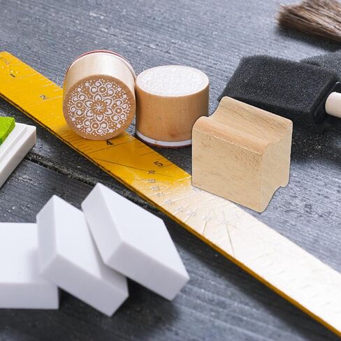 10pcs Beech Wood Seal Carving Square Wood Seal Self Making Stamper DIY Craft Tool Stamps for Making DIY Wooden Stamp Decorative Seal Cards Making Stamp Handbook Stamp Seal in Kuwait