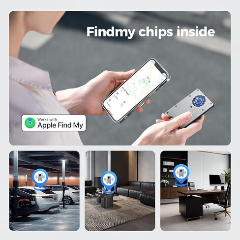 Air Wallet Minimalist Wallet With Built In Airtag Chip, Rfid Blocking Credit Card Holder, Slim Wallet For Men, Compatible With Apple Find My Ios Only,Trackable Wallet (Macaron Powder) in Kuwait