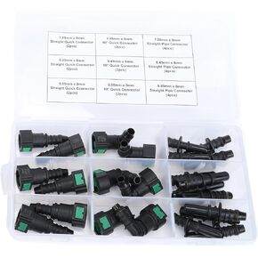 Plastic 5/16" Barbed Y Piece Pipe Hose Connector Joiner Tubing Splitter 3 Way, Pack of 2