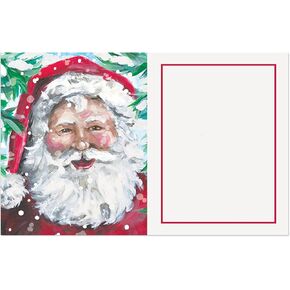 Patterned Enclosure Cards - 3.5" x 2.25" - 50 Pack (Christmas Greenery)