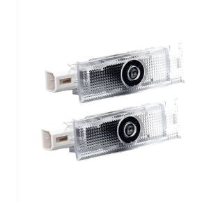 2 Pcs Never Fade Door Light Logo, Projection Ghost Shadow Welcome Puddle Light Compatible with Challenger 2013~Present Accessories (Bees)
