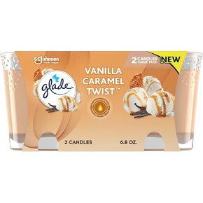 Glade Candle Jar, Air Freshener, Apple Cinnamon, 3.4 Oz, 2 Count in Kuwait