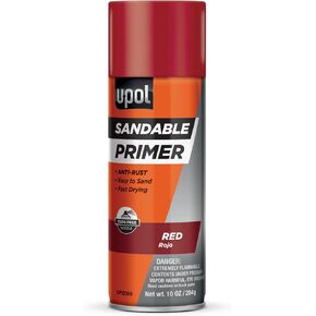 U-POL Sandable Primer, Fast-Drying, Durable & All-Purpose Primer Spray With Anti-Rust Technology, White