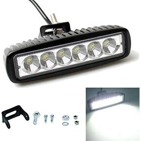 Eagle Lights Elite Series 6" LED Light Bar for Harley Davidson Softail and Dyna Models - Flood Pattern