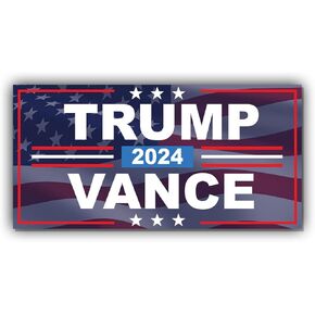 Magnetic Sticker Trump 2024 Vote Trump Vance US Flag Magnet for Bumper, Refrigerator, Cruise Door, Car, Truck, Garrage Door