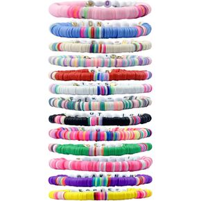 Friendship Bracelet, Bracelet Sets for Music Fans, Top Albums, Concert Outfit Gifts(14 pcs Clay Beads)