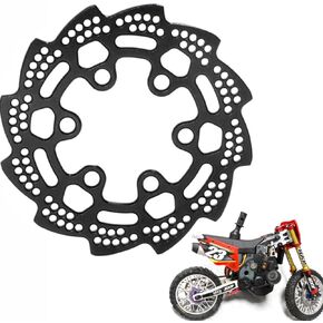 Aluminum 7075 Steel Rear Brake Rotor Upgrades Parts For LOSI 1/4 Promoto MX Motorcycle Dirt Bike,Replace # LOS261004 （Orange）