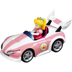 Carrera Pull & Speed 15818408 Official Licensed Kids Mario Kart Toy Car Pull Back Vehicle for Ages 3 and Up - Wild Wing Peach in Kuwait