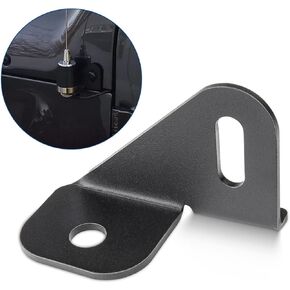 Anina Antenna Mount Driver Side for Jeep Wrangler JL JLU & Jeep Gladiator JT, CB GMRS HAM Antenna Mount Mounting Bracket for 2018-2024 Jeep Wrangler, Unlimited, 4xe, Sport, Willys, Sahara, Rubicon