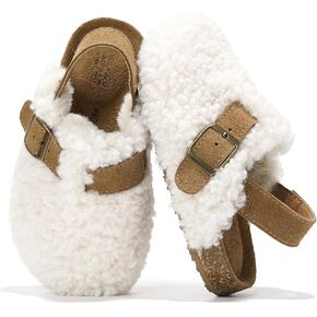 Project Cloud Mini Clogs for Kids - Memory Foam Unisex Boston Clogs Girls Footwear - Non Slip Clogs for Kids, Girls' Clogs & Mules - Water Resistant Kids Clogs with Arch Support (Jeanna)