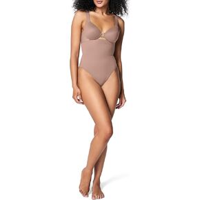 SPANX Seamless Higher Power Thong - Women's Shapewear Lingerie - Seamless Thong - No Visible Panty Lines - Silicone Waistband