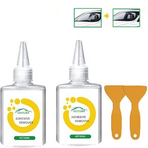 4 fl oz Adhesive Remover for Cars,Car Sticker Remover,Safe Sticker Remover for Cars of Stickers,Adhesives, Tapes,Labels on Paint,Glass and Metal Versatile Cleaning Solution Removal