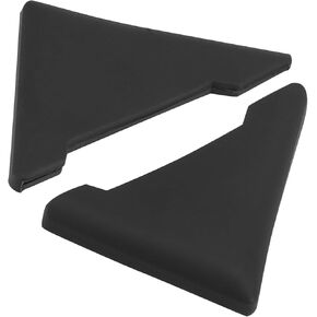 ACROPIX 2pcs PVC Universal Car Door Corner Edge Guards Bumper Protector Cover Black Car Parts