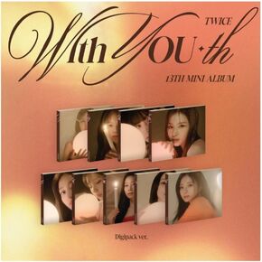 Dreamus TWICE - With YOU-th [Digipack Ver.] 13th Mini Album+POB (TZUYU ver.), JYPK1762