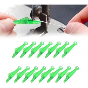 Fish Mouth Automatic Sewing Needle Threader - 15pcs Upgrade Quick Loop, Easy Self-Thread Tool