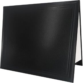 GraduationMall 11"x14" Smooth Padded Diploma Cover Certificate Holder Black