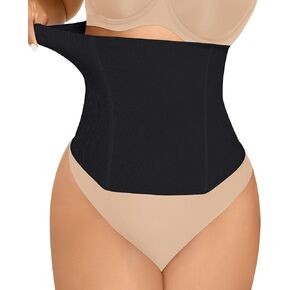 FeelinGirl Waist Trainer for Women Tummy Control Postpartum Underbust Cincher Stomach Compression Workout Belly Wrap