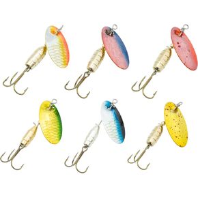 Panther Martin Bass and Trout Annihilator Spinner Fishing Lure Kit, Pack of 6, 2.4 ounces