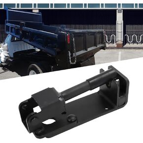 1665643 Left-Side Tailgate Latch Kit, Heavy-Duty Black Tailgate Lock Kit for Large Vehicles, Cars, and Trucks with Metal Dump Bodie