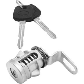 Tailgate Door Lock Cylinder with Keys Rear Door Lock Cylinder and Key Tailgate Lock Replacement for Toyota Tundra 2014-2021 Tacoma 2016-2022 Replaces# 69055-0C030