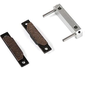 Metal Brake Pad Kit for 1/5 HPI RV KM Baja 5B 5T 5SC RC CAR Gas Parts (Silver)
