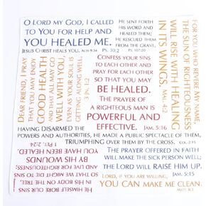 Swanson Christian Products Prayer Cloth Pack of 6 17x17 INCHES (BE Healed)