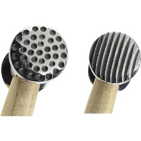 Texturing Hammer Dimples Rounded & Narrow Stripe Design Jewelry Metal Texture Finish