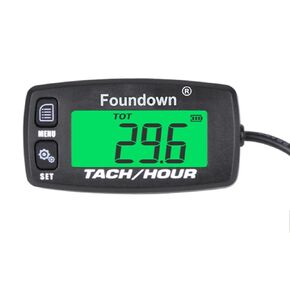 Small Engine Tachometer, RPM measurement,Digital Hour Meter,Monitoring engine hours for Ultralight aircraft,Chainsaw,Motorcycle,Dirt bike,Scooters,go kart,Lawn Mower