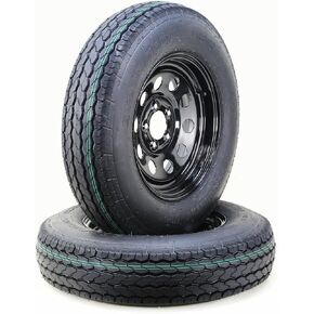 Free Country Trailer Tire Wheel Assembly ST205/75D15 6-Ply C 101L 5 Lug on 4.5" PCD Mod Wheel, SET 2 in Kuwait
