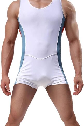 Men's Bodysuits Sportswear Fitness Close-fitting One-piece Jumpsuits in Kuwait
