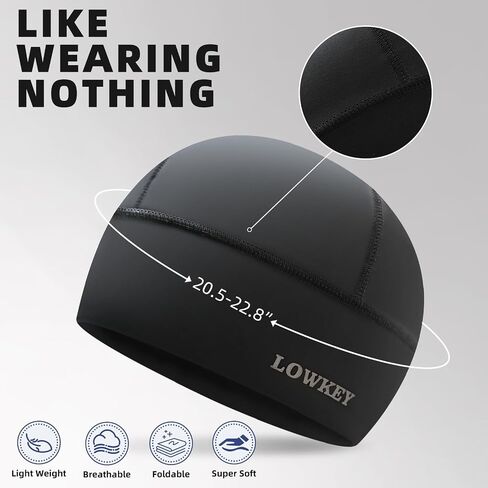 Cycling Caps Unisex Cooling Skull Cap Helmet Liner with Sun Visor Sun Protection Bike Hat for Men and Women in Saudi Arabia