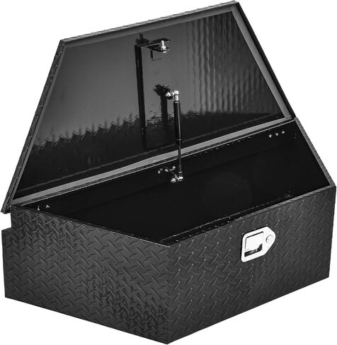 YITAMOTOR 39 Inch Trailer Tongue Boxes, Heavy Duty Aluminum Trailer Tool Box, Diamond Plate Storage Box, Waterproof Trailer Box for Pick Up Truck Bed, RV Trailer with Lock and Keys in Saudi Arabia
