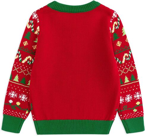 Simplee kids Family Matching Christmas Sweaters Xmas Print Ugly Funny Jumper Holiday Pullover Tops in Kuwait