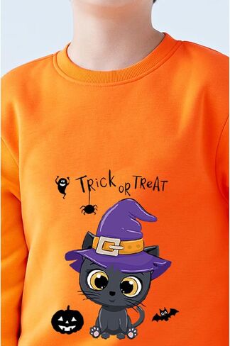 Toddler Boys Girls Halloween Sweatshirt Glow In Dark Kids Pumpkin Long Sleeve Shirts Dinosaur Skeleton Jumper 1-7T in Saudi Arabia